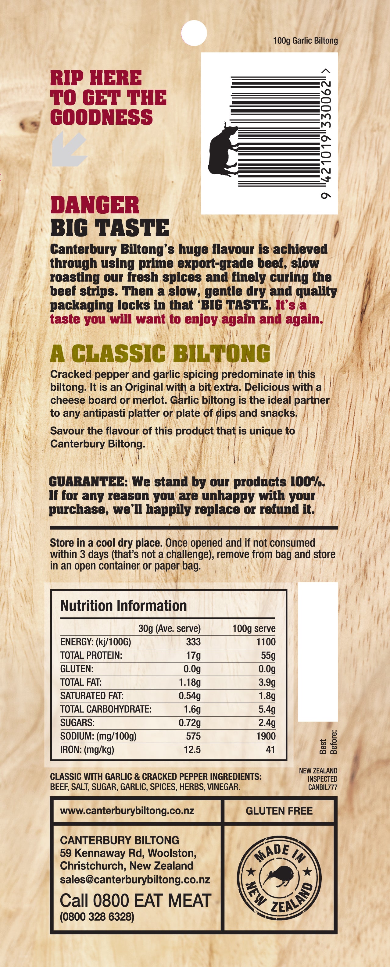 Garlic 100g - Carton of 10