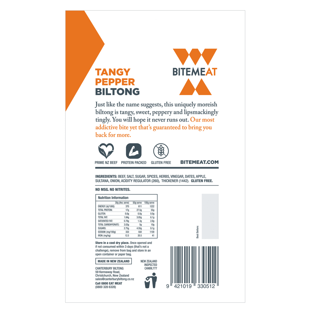 Tangy Pepper 50g
