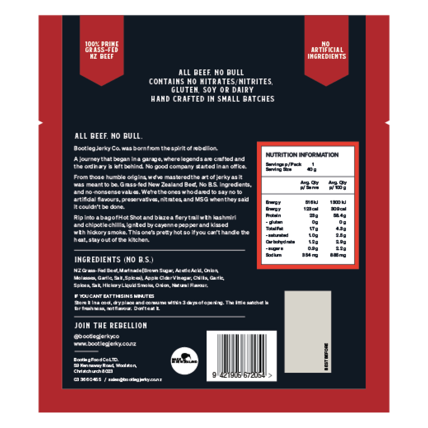 Hot Shot 40g - Carton of 15