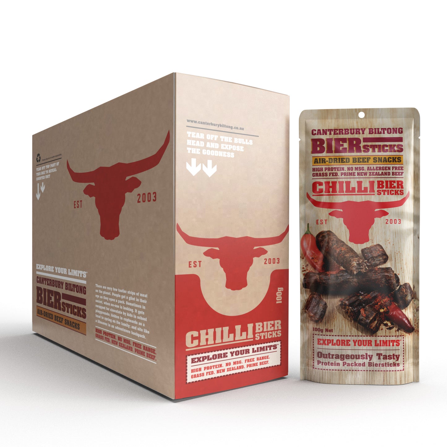 Chilli Bierstick 100g
