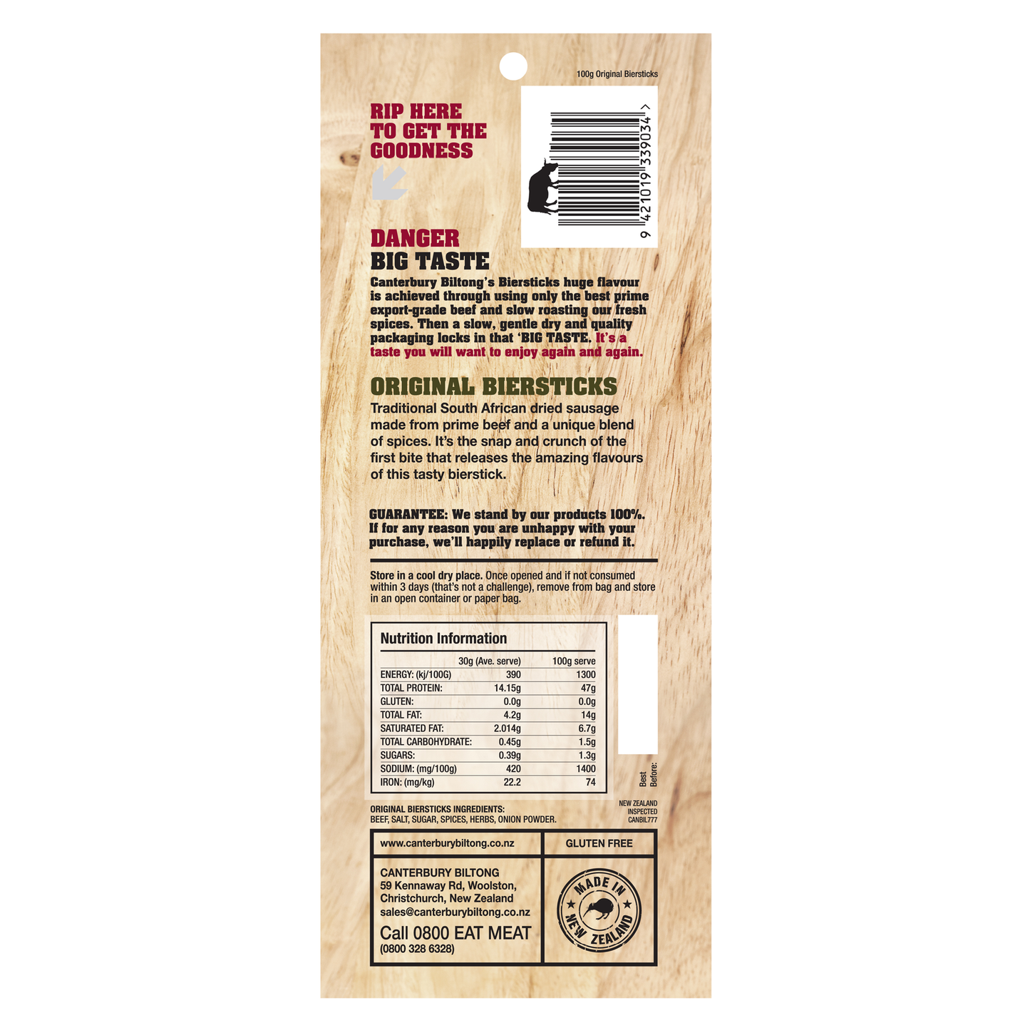 Original Bierstick 100g